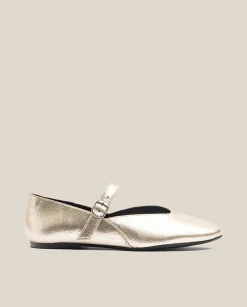 Ballerinas|Shoes|Yokono Flat Shoe ARI-001 Gold