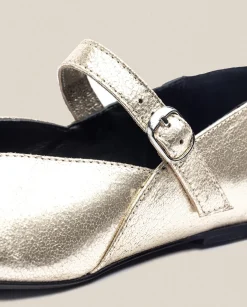Ballerinas|Shoes|Yokono Flat Shoe ARI-001 Gold
