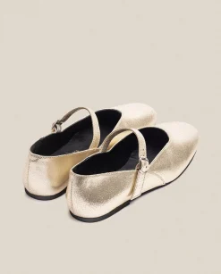 Ballerinas|Shoes|Yokono Flat Shoe ARI-001 Gold