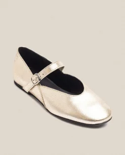 Ballerinas|Shoes|Yokono Flat Shoe ARI-001 Gold