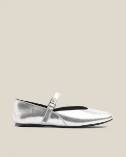 Ballerinas|Shoes|Yokono Flat Shoe ARI-001 Silver