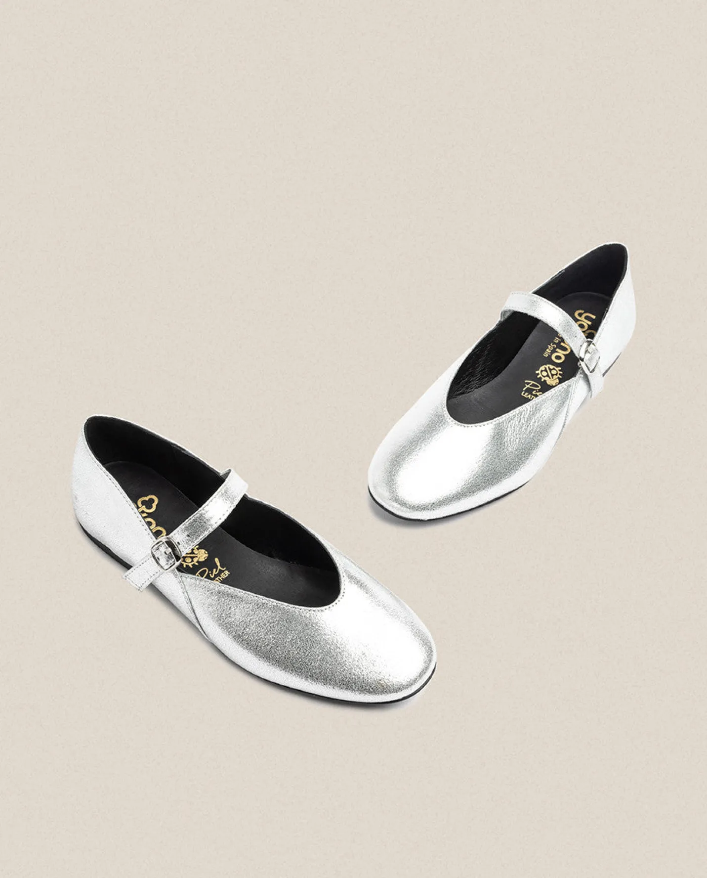 Ballerinas|Shoes|Yokono Flat Shoe ARI-001 Silver