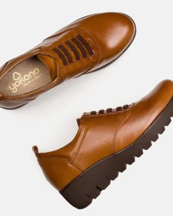 Shoes|Yokono Flat Shoe ATENAS-035 Brown