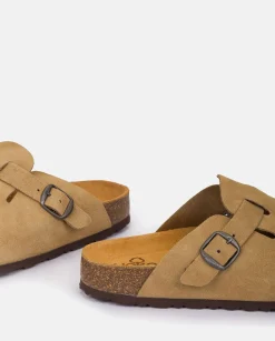 Clogs|Flat Sandals|Yokono Flat Shoe ZUECO-559 Beige