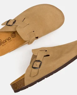 Clogs|Flat Sandals|Yokono Flat Shoe ZUECO-559 Beige