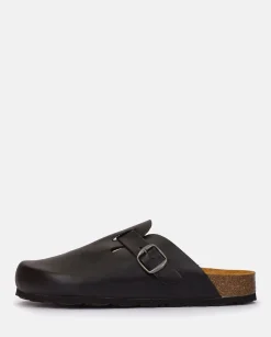 Clogs|Flat Sandals|Yokono Flat Shoe ZUECO-559 Black