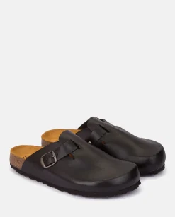 Clogs|Sandals|Yokono Flat Shoe ZUECO-559 Black