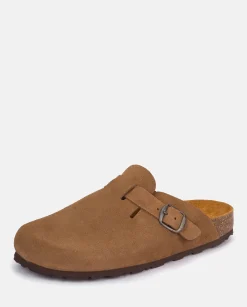 Clogs|Flat Sandals|Yokono Flat Shoe ZUECO-599 Brown