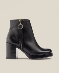 Ankle Boots|Yokono Heeled Ankle Boot KOLIN-007 Black