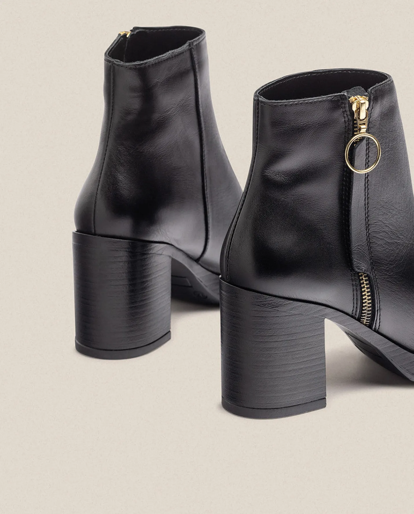 Ankle Boots|Yokono Heeled Ankle Boot KOLIN-007 Black