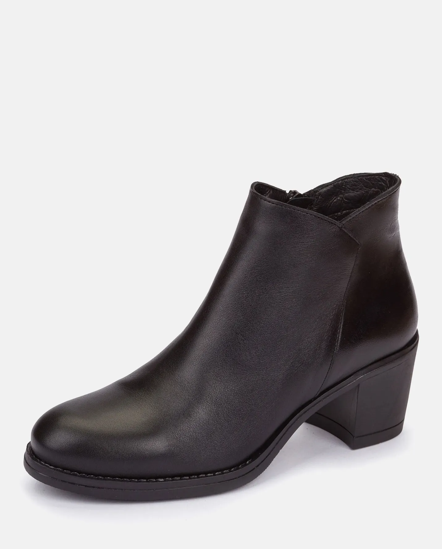 Ankle Boots|Yokono Heeled Ankle Boot LILLE-006 Black