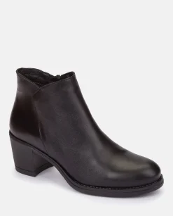 Ankle Boots|Yokono Heeled Ankle Boot LILLE-006 Black
