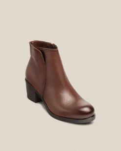 Ankle Boots|Yokono Heeled Ankle Boot LILLE-016 Brown