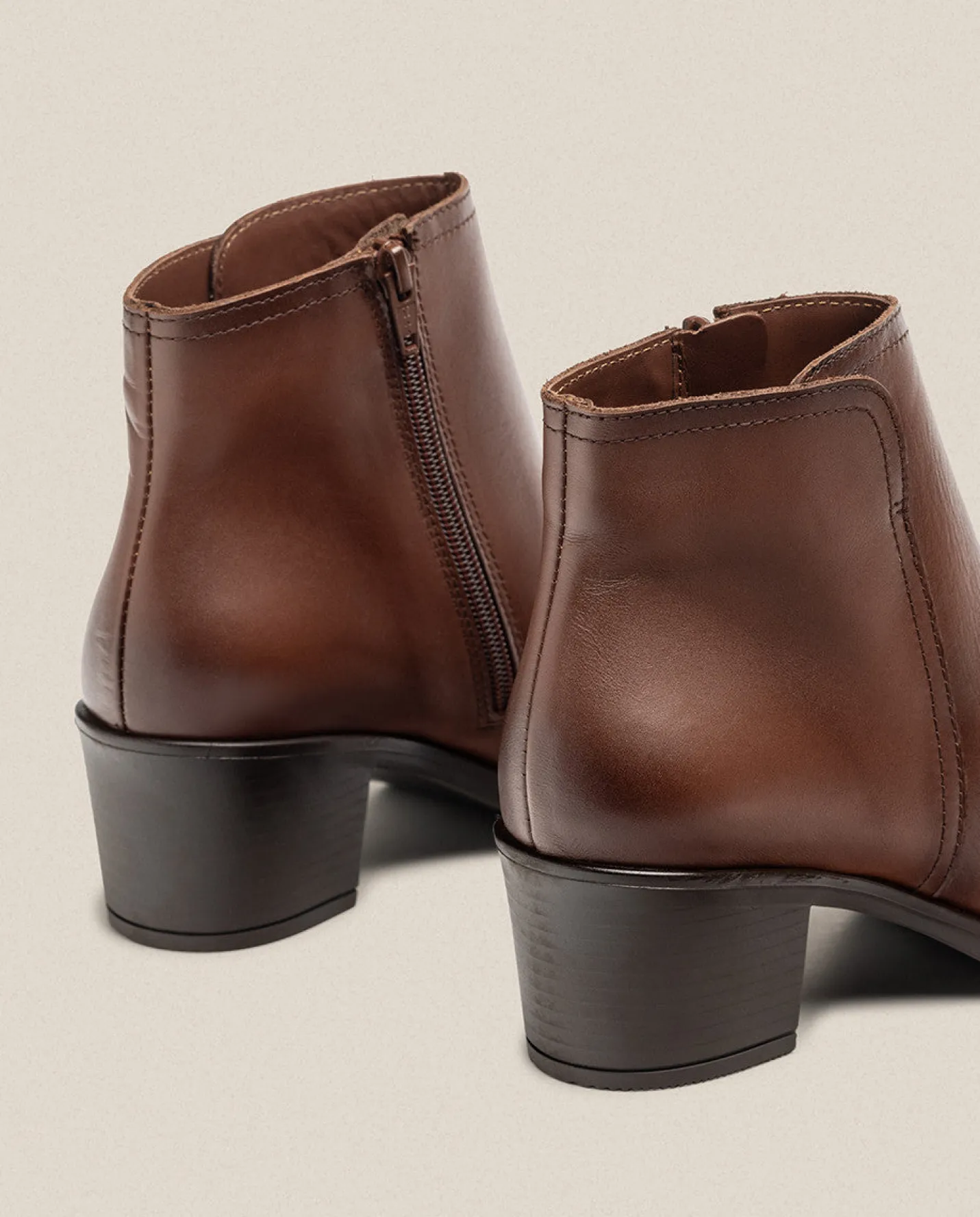 Ankle Boots|Yokono Heeled Ankle Boot LILLE-016 Brown