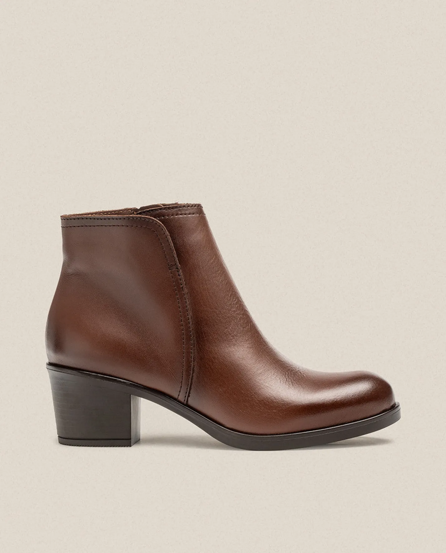 Ankle Boots|Yokono Heeled Ankle Boot LILLE-016 Brown