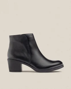 Ankle Boots|Yokono Heeled Ankle Boot LILLE-016 Black