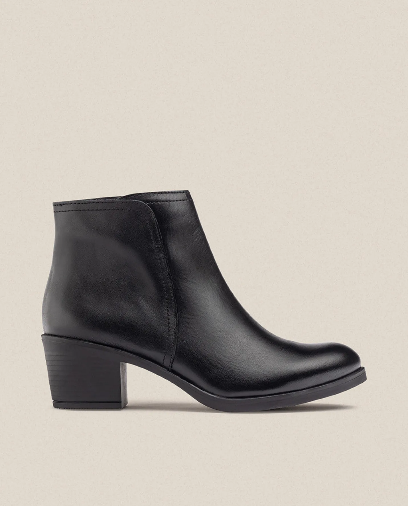 Ankle Boots|Yokono Heeled Ankle Boot LILLE-016 Black
