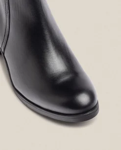 Ankle Boots|Yokono Heeled Ankle Boot LILLE-016 Black