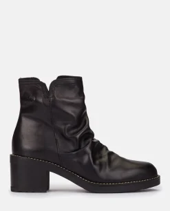 Ankle Boots|Yokono Heeled Ankle Boot MESINA-003 Black