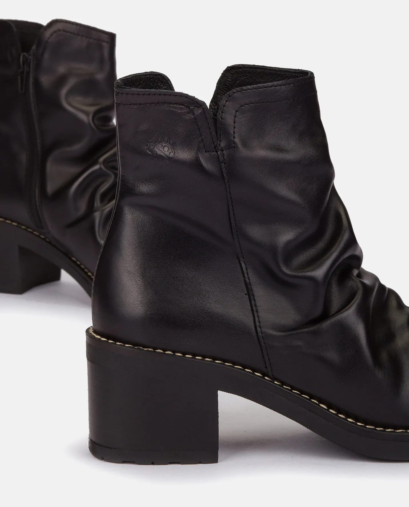 Ankle Boots|Yokono Heeled Ankle Boot MESINA-003 Black