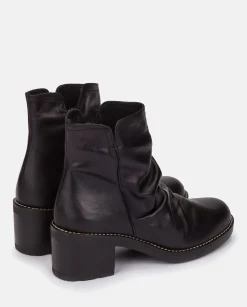 Ankle Boots|Yokono Heeled Ankle Boot MESINA-003 Black
