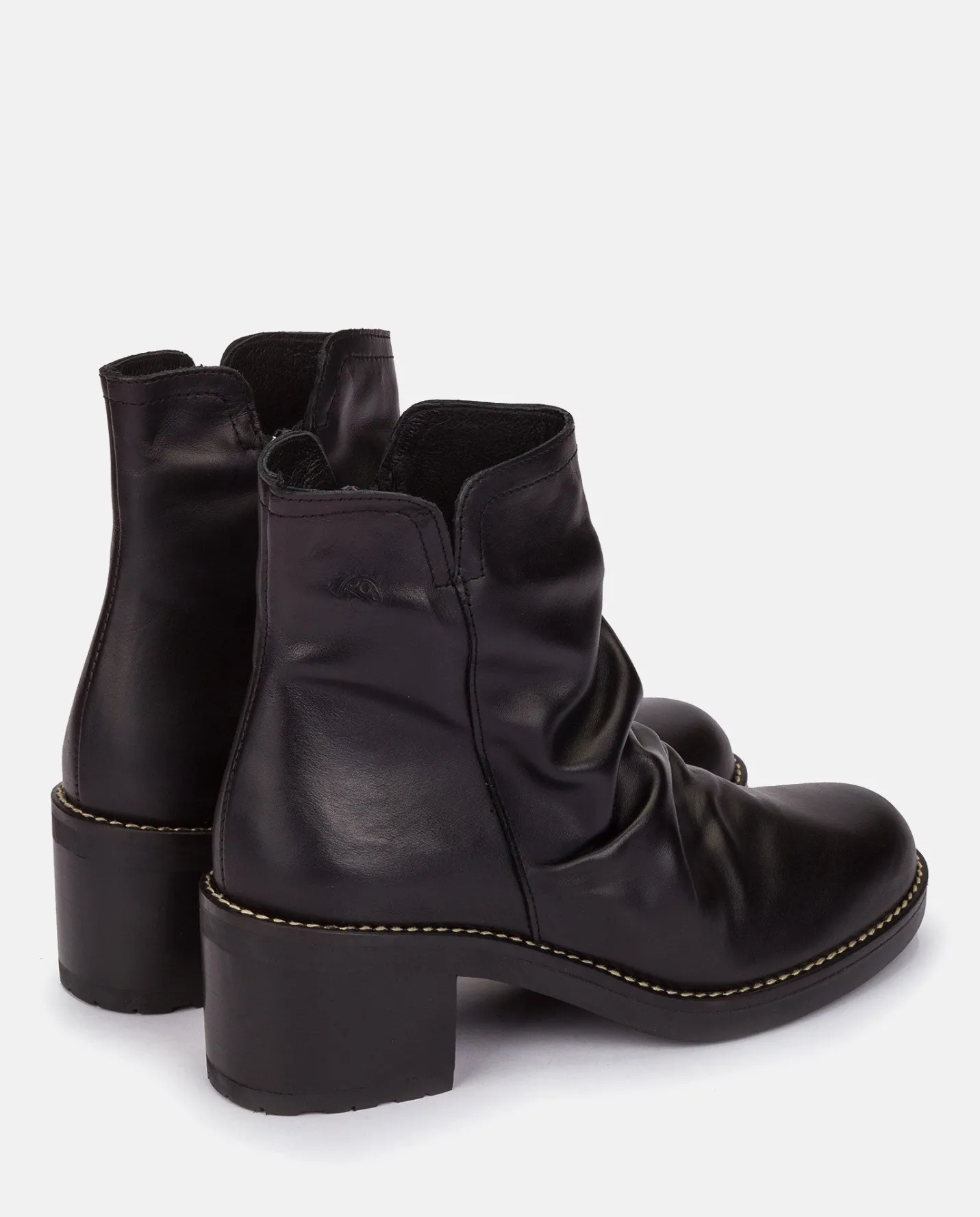 Ankle Boots|Yokono Heeled Ankle Boot MESINA-003 Black