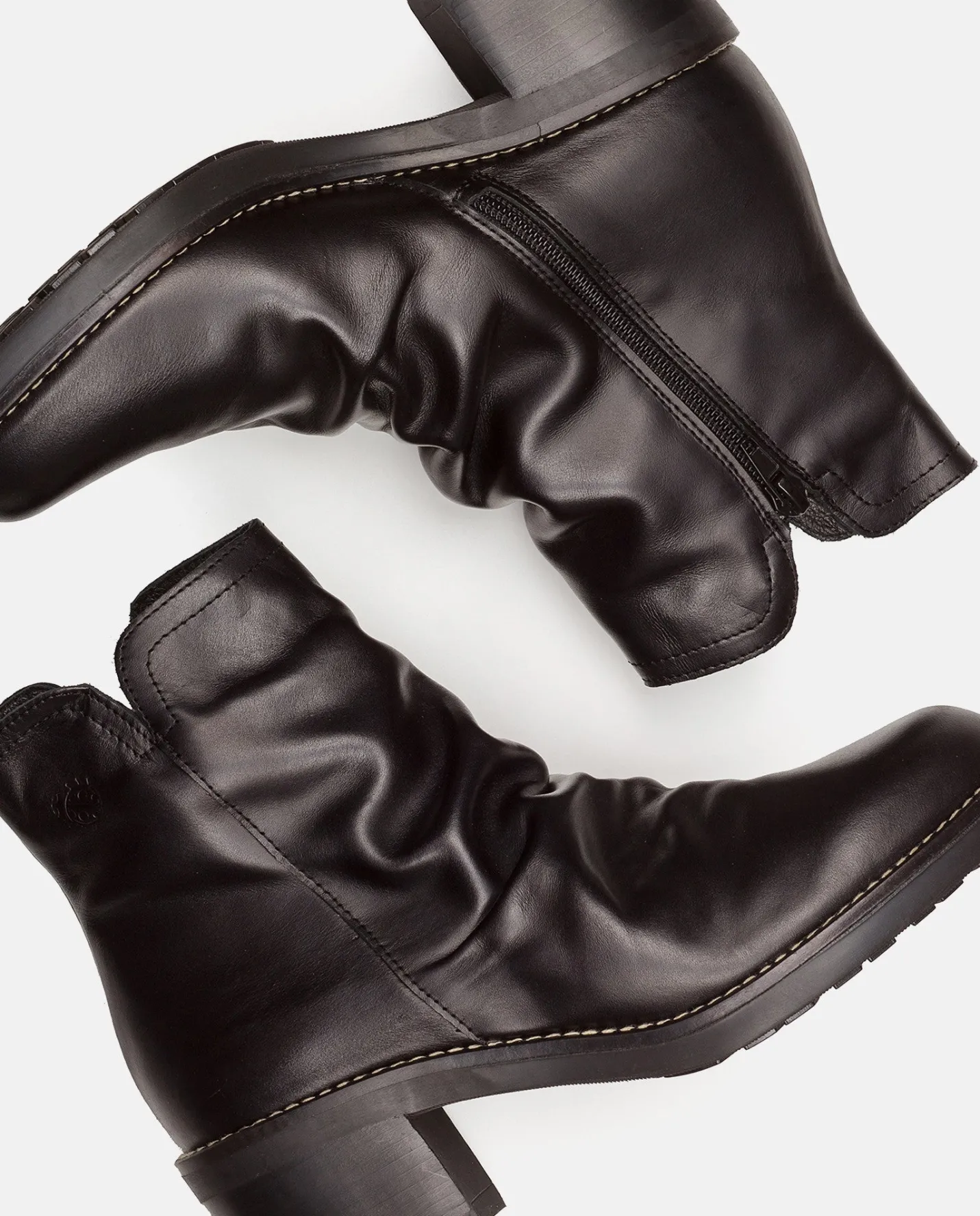 Ankle Boots|Yokono Heeled Ankle Boot MESINA-003 Black