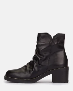 Ankle Boots|Yokono Heeled Ankle Boot MESINA-003 Black