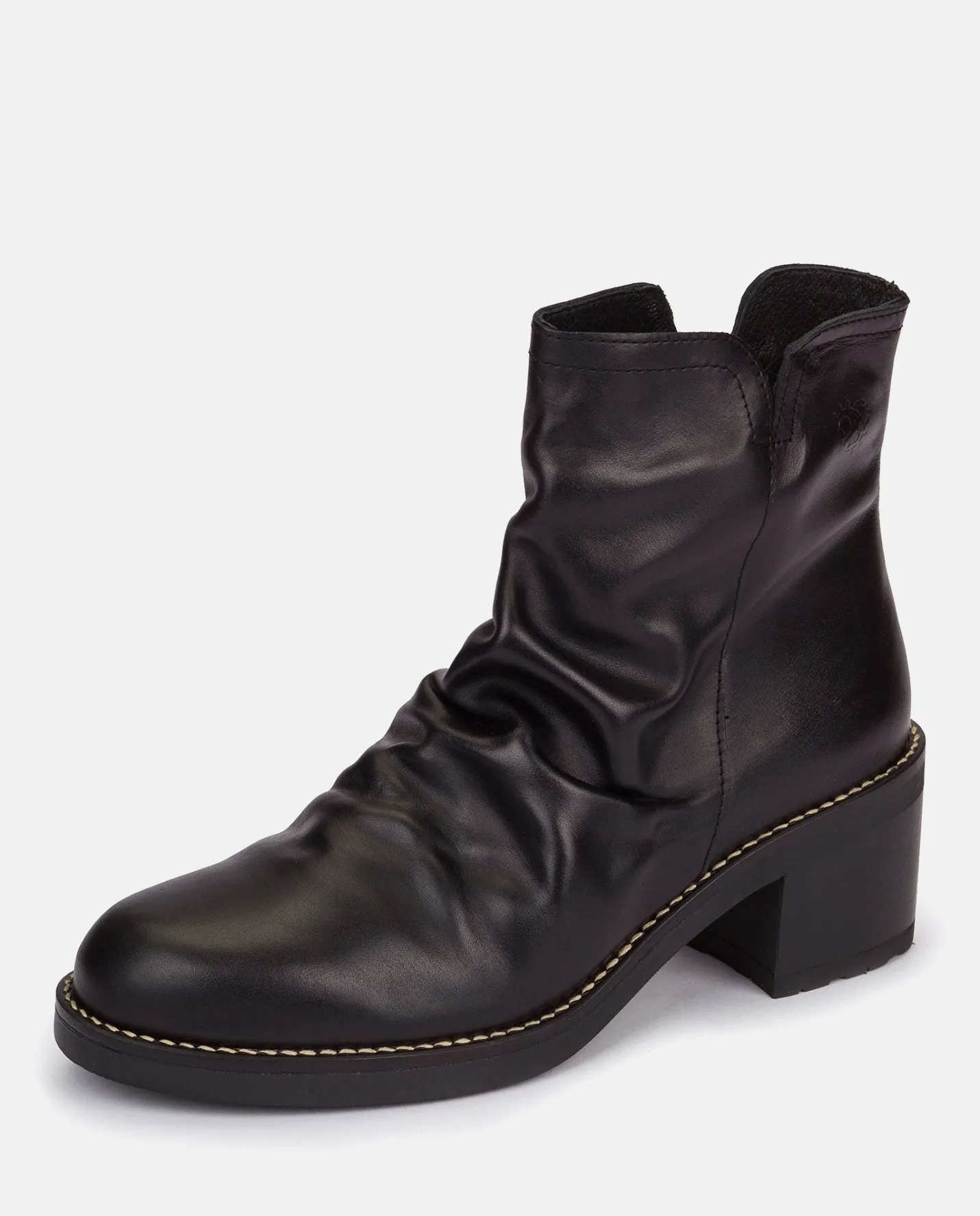 Ankle Boots|Yokono Heeled Ankle Boot MESINA-003 Black
