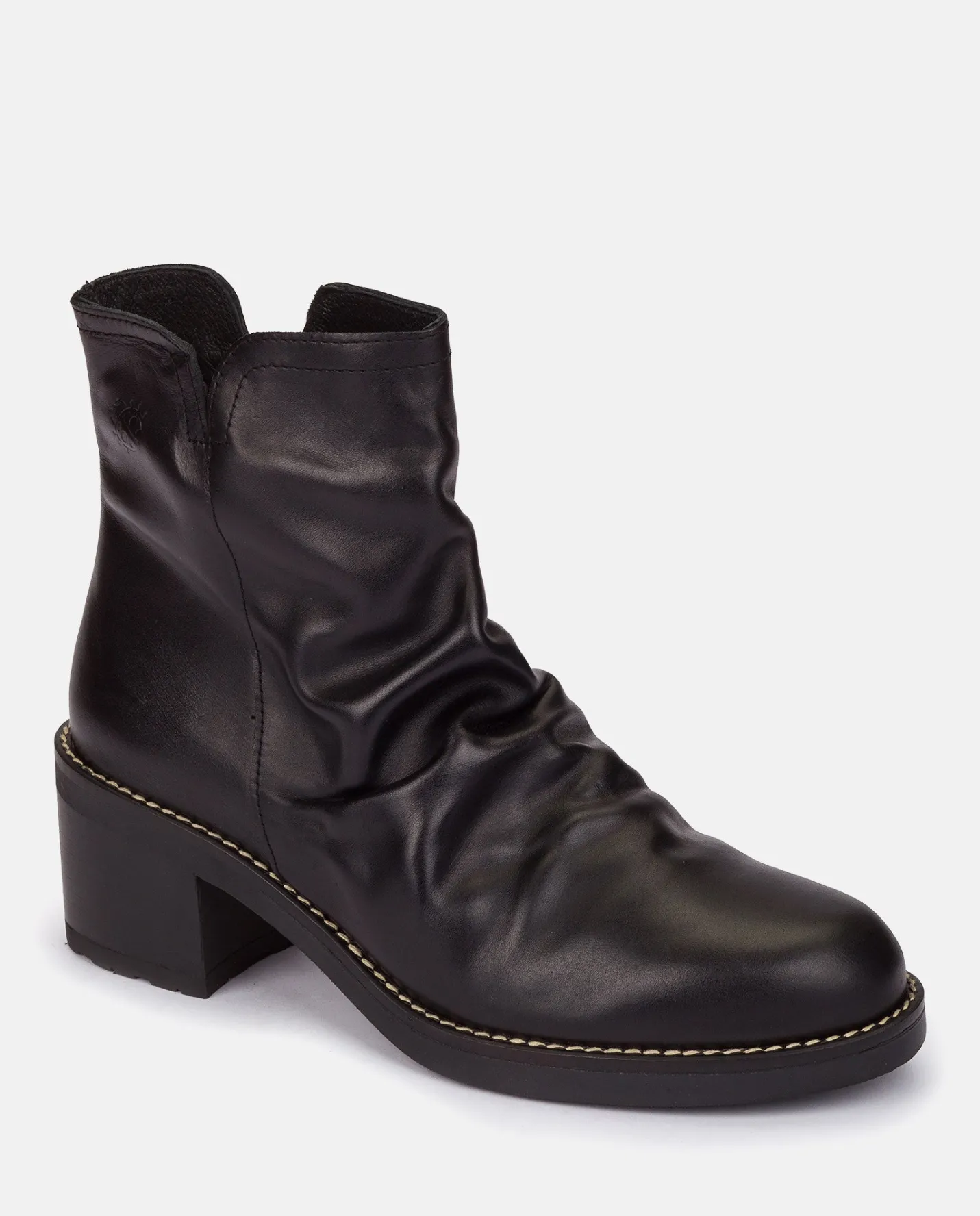 Ankle Boots|Yokono Heeled Ankle Boot MESINA-003 Black