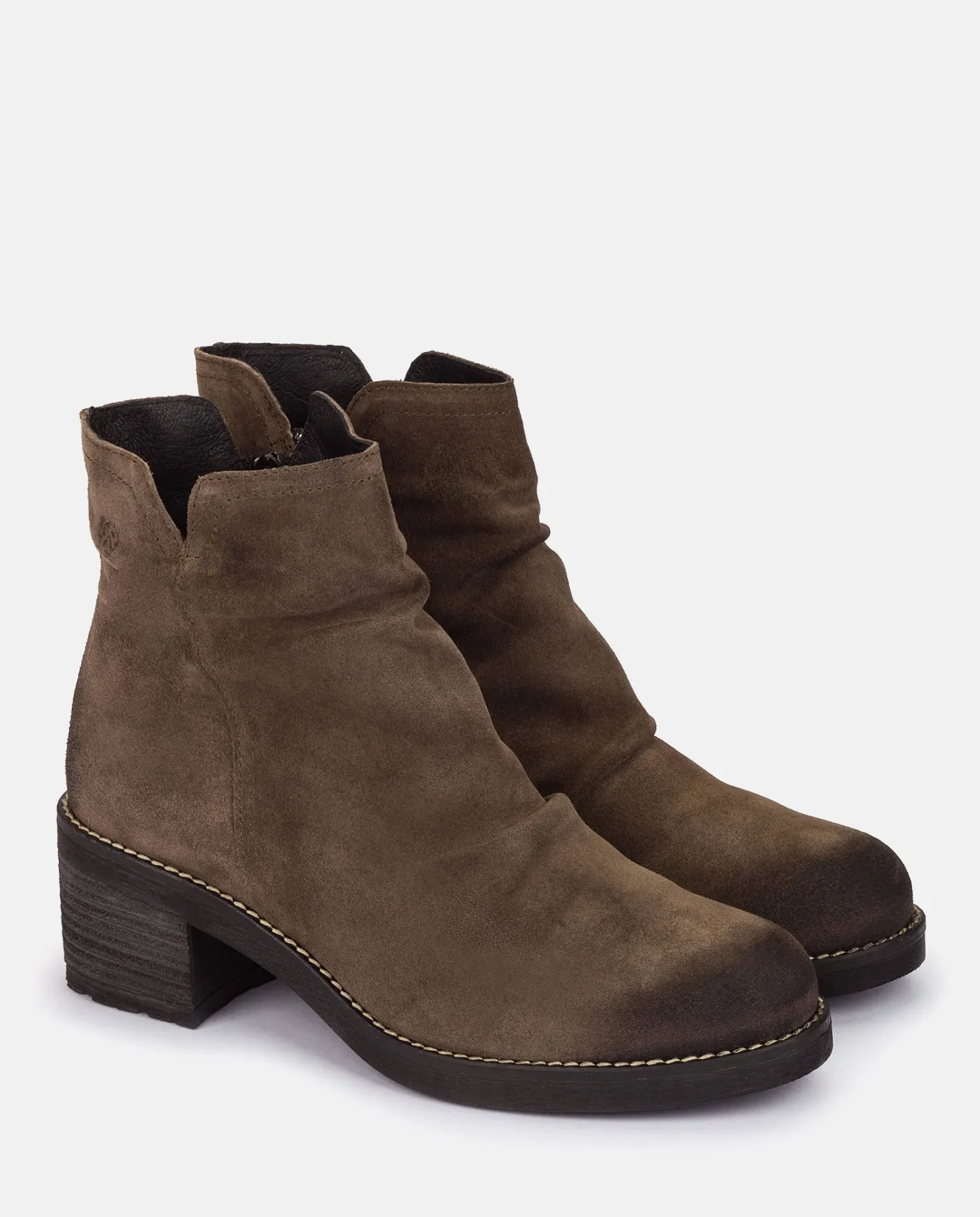 Ankle Boots|Yokono Heeled Ankle Boot MESINA-003 Grey