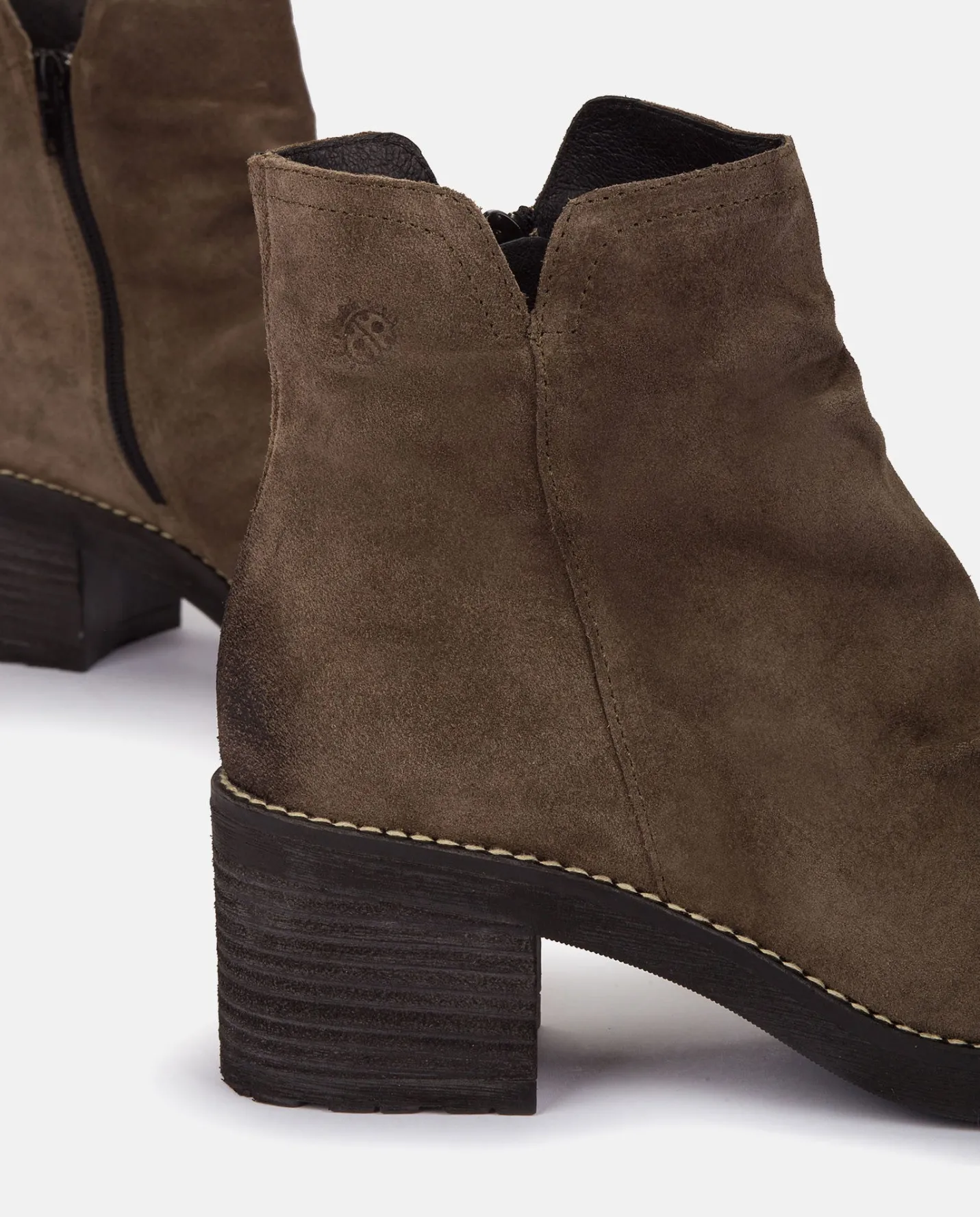 Ankle Boots|Yokono Heeled Ankle Boot MESINA-003 Grey