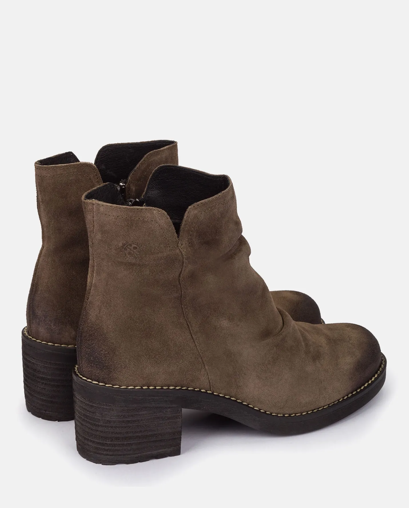 Ankle Boots|Yokono Heeled Ankle Boot MESINA-003 Grey