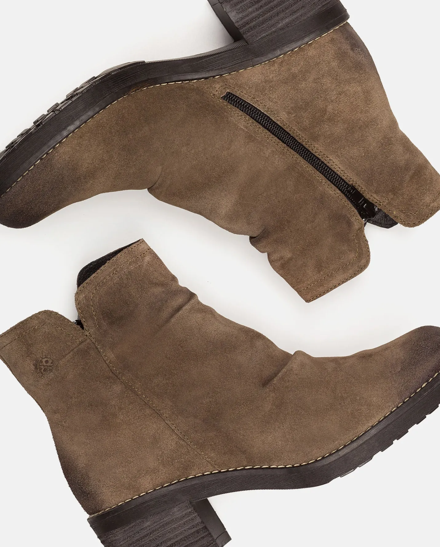Ankle Boots|Yokono Heeled Ankle Boot MESINA-003 Grey