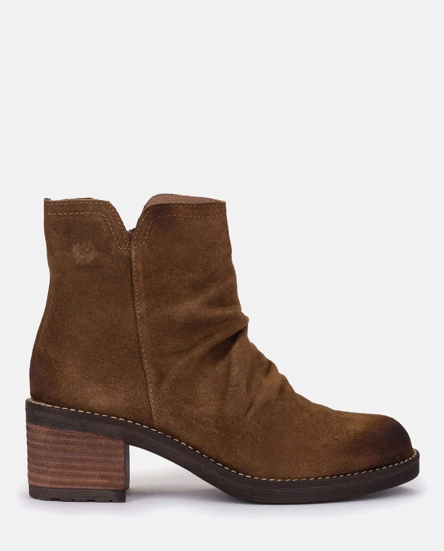 Ankle Boots|Yokono Heeled Ankle Boot MESINA-003 Brown