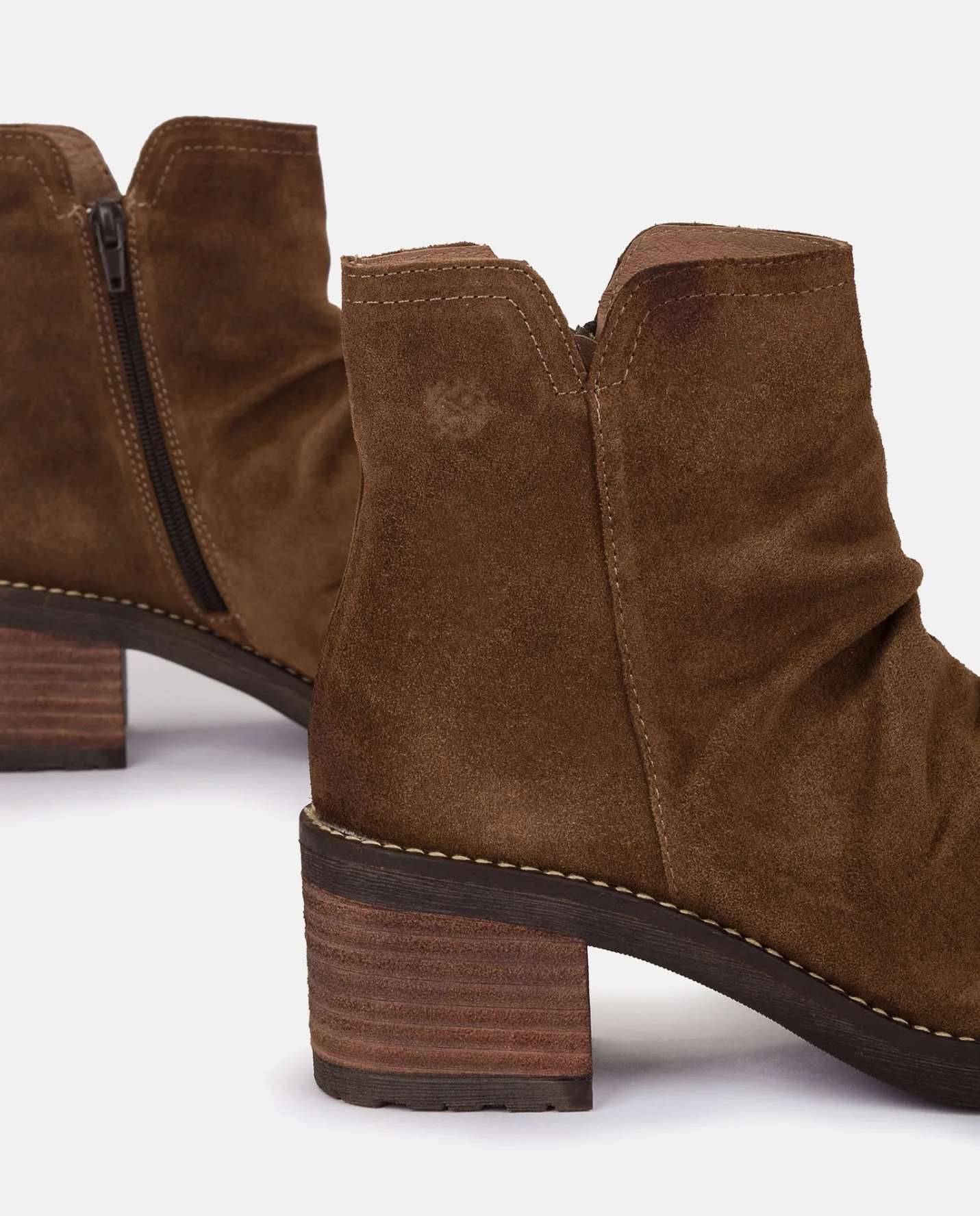Ankle Boots|Yokono Heeled Ankle Boot MESINA-003 Brown