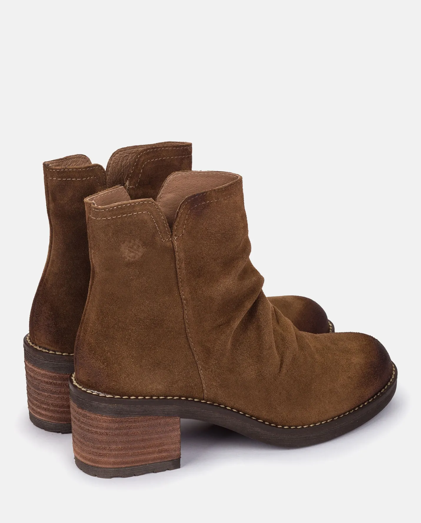 Ankle Boots|Yokono Heeled Ankle Boot MESINA-003 Brown