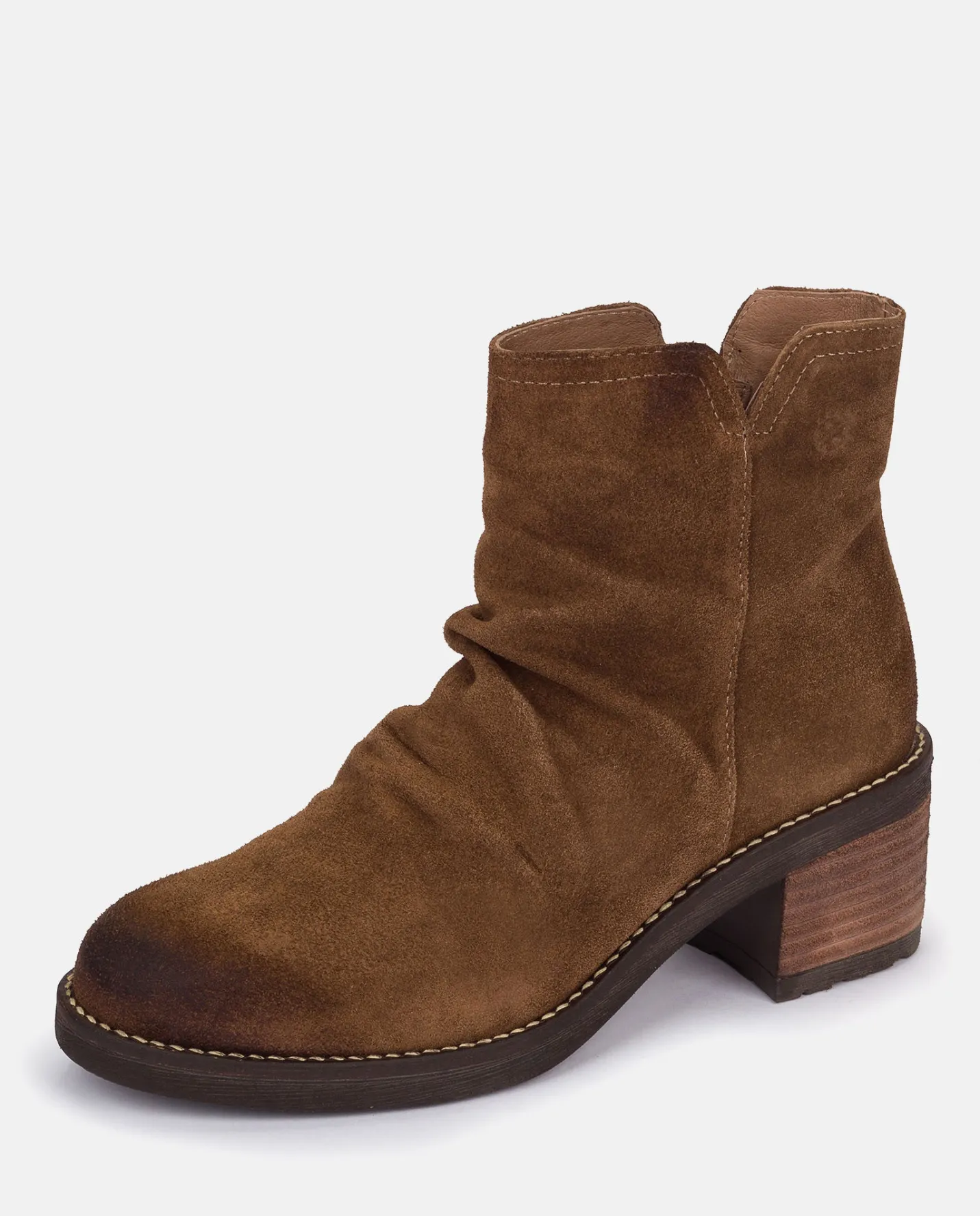 Ankle Boots|Yokono Heeled Ankle Boot MESINA-003 Brown