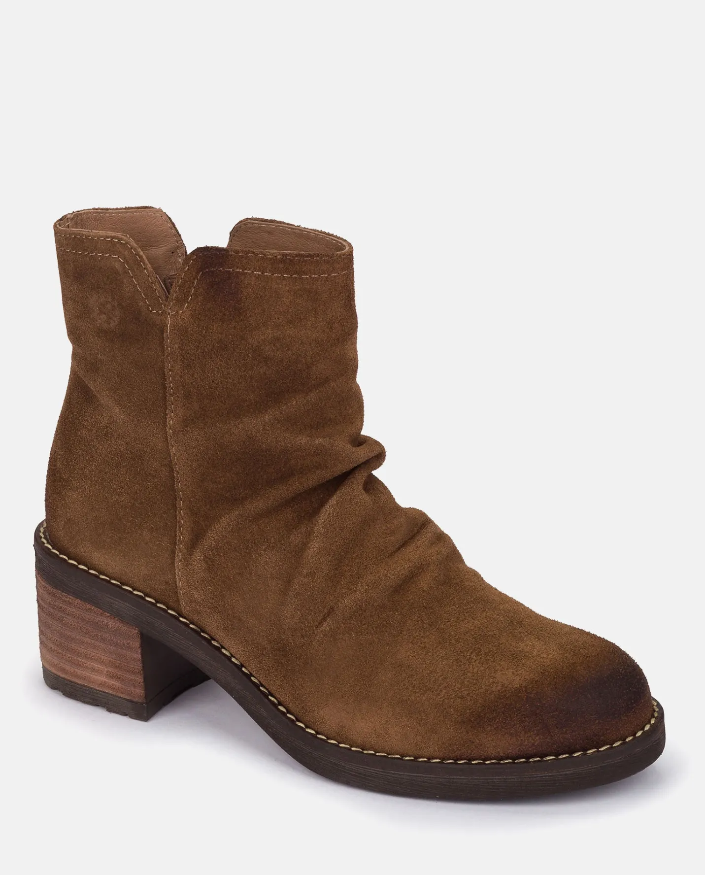 Ankle Boots|Yokono Heeled Ankle Boot MESINA-003 Brown