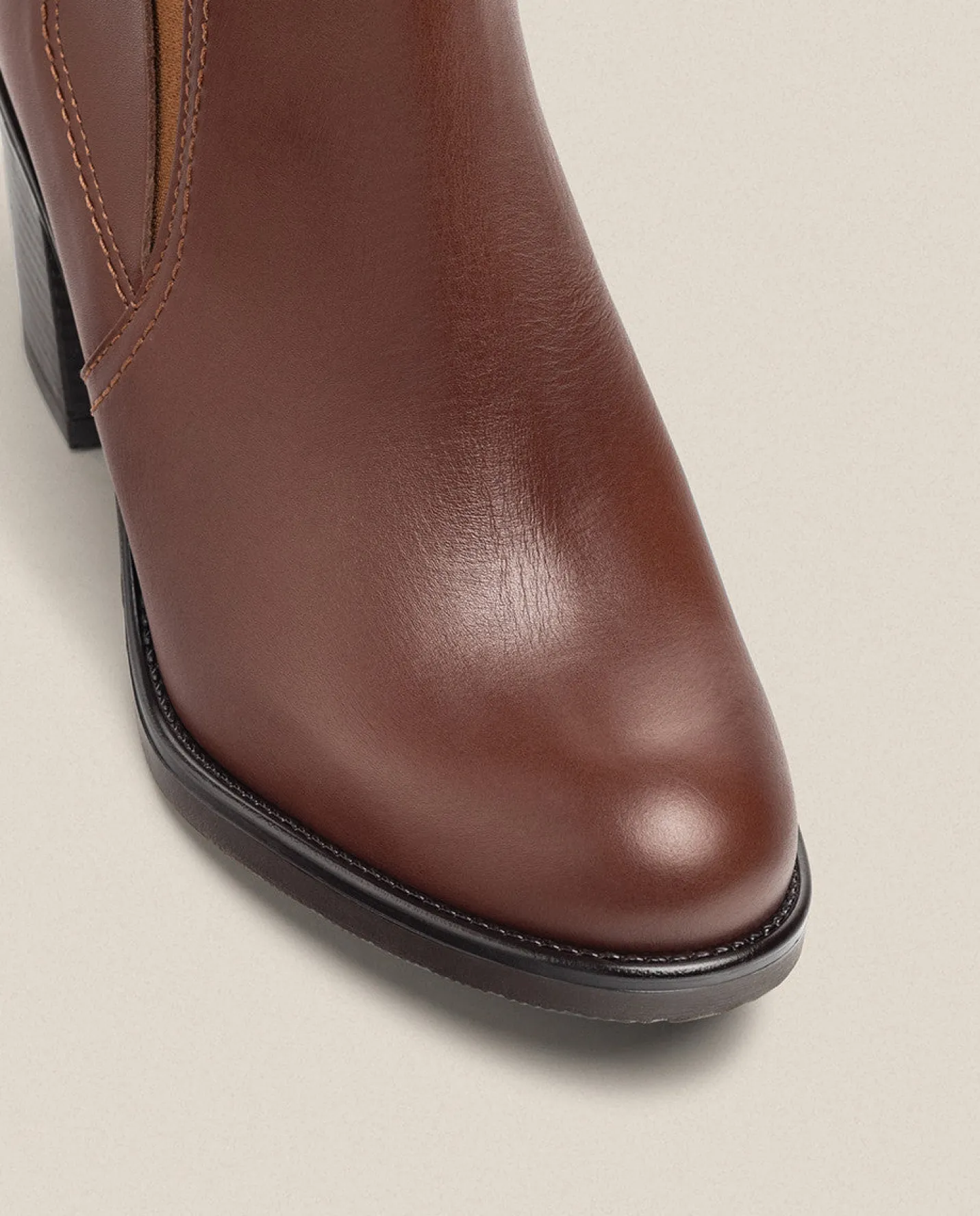 Ankle Boots|Yokono Heeled Ankle Boot ORNE-002 Brown