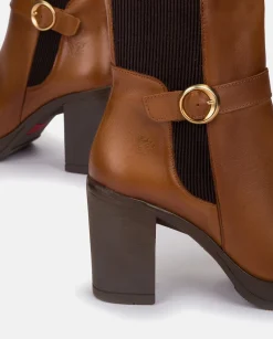 Ankle Boots|Yokono Heeled Ankle Boot PILSEN-003 Leather