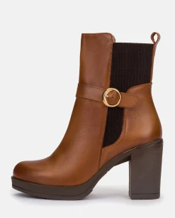 Ankle Boots|Yokono Heeled Ankle Boot PILSEN-003 Leather