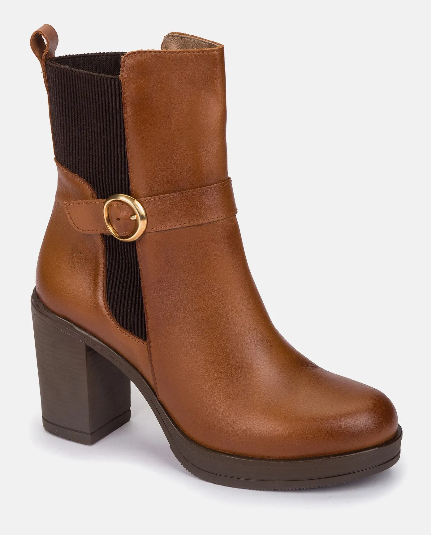 Ankle Boots|Yokono Heeled Ankle Boot PILSEN-003 Leather