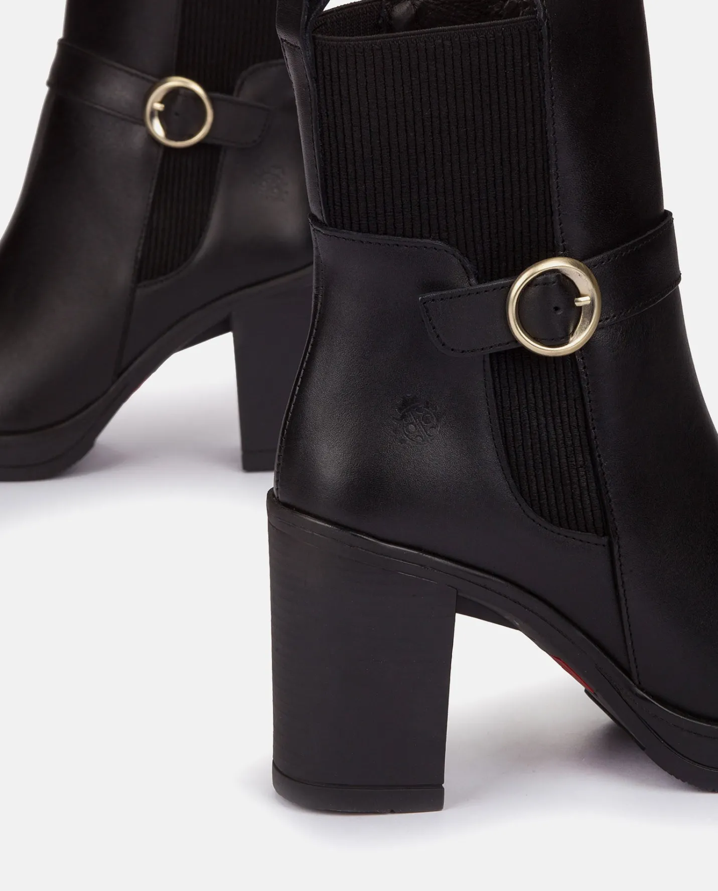 Ankle Boots|Yokono Heeled Ankle Boot PILSEN-003 Black