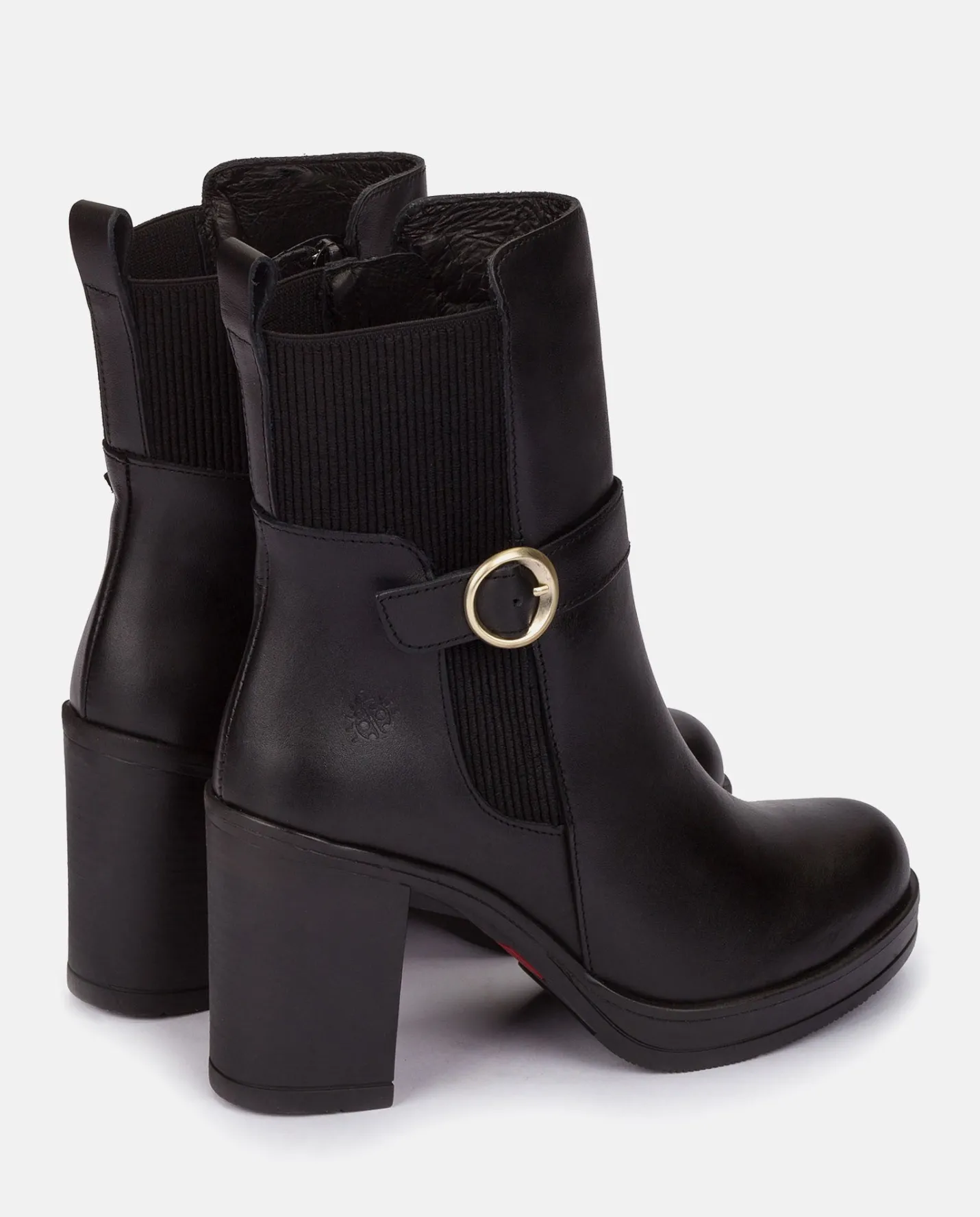 Ankle Boots|Yokono Heeled Ankle Boot PILSEN-003 Black