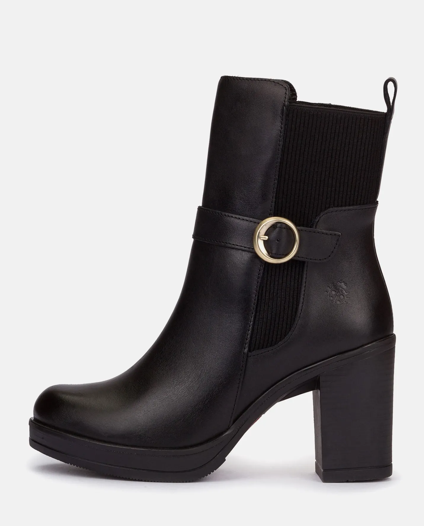 Ankle Boots|Yokono Heeled Ankle Boot PILSEN-003 Black