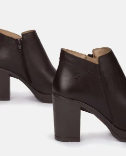 Ankle Boots|Yokono Heeled Ankle Boot PILSEN-004 Brown