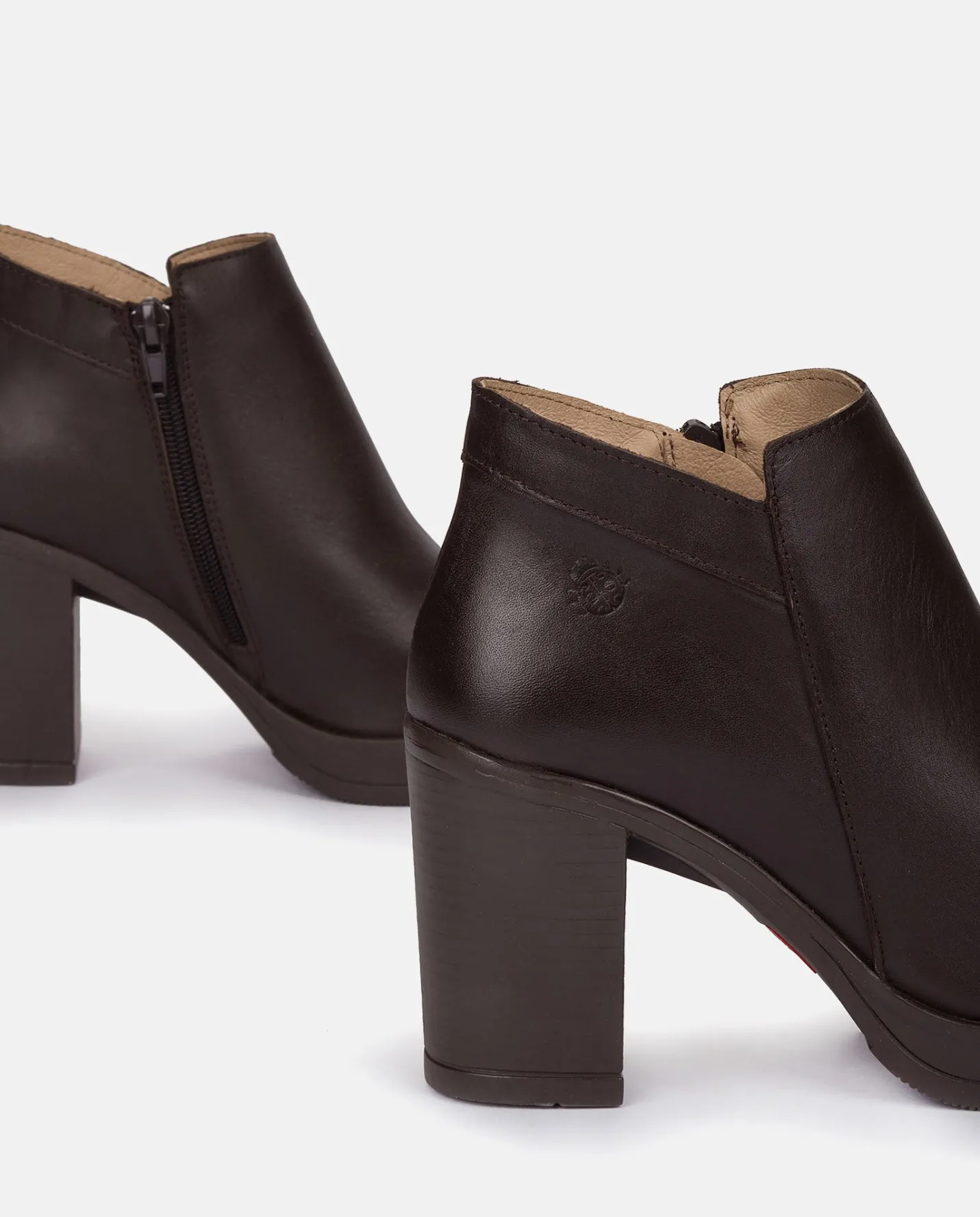 Ankle Boots|Yokono Heeled Ankle Boot PILSEN-004 Brown