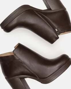 Ankle Boots|Yokono Heeled Ankle Boot PILSEN-004 Brown