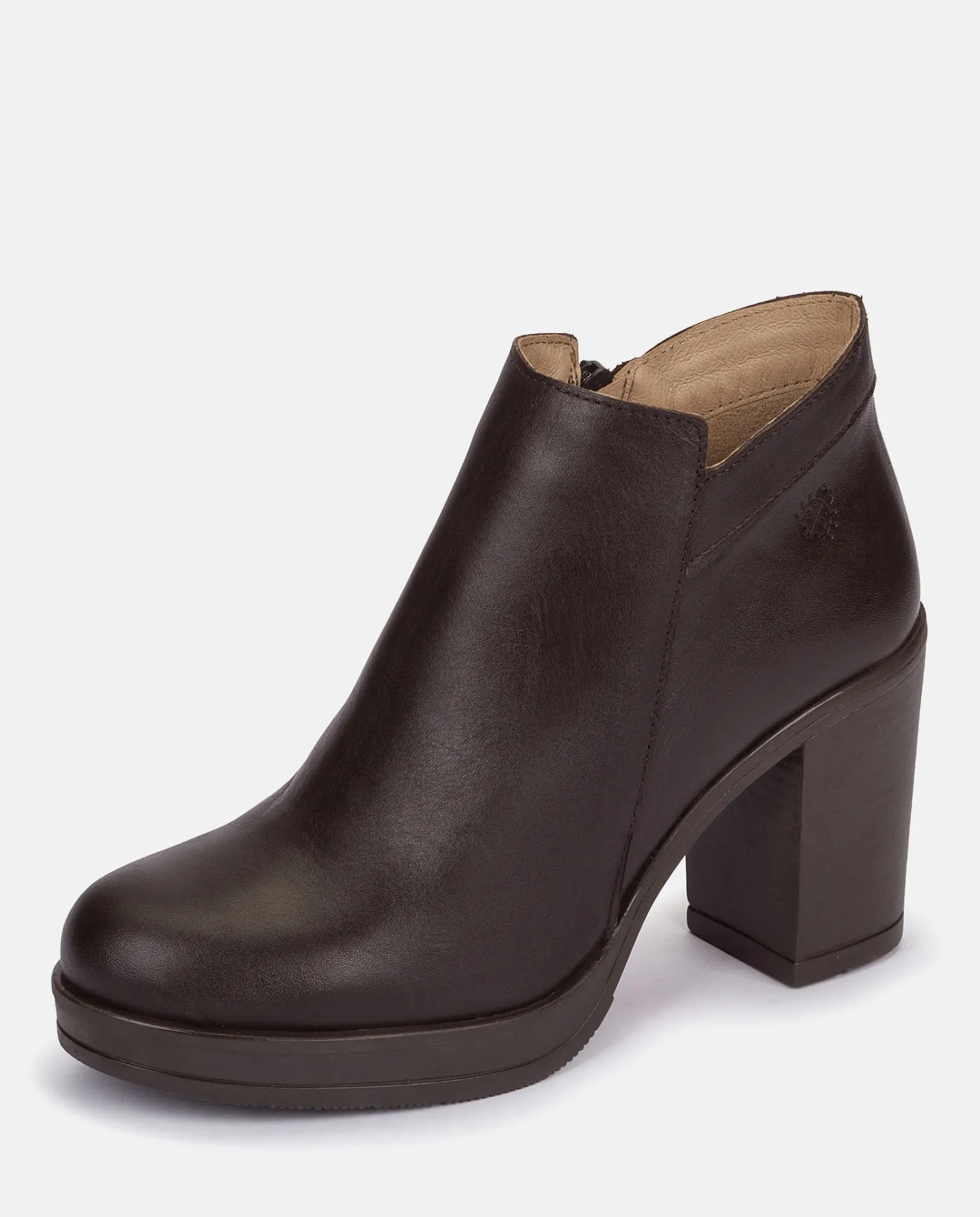 Ankle Boots|Yokono Heeled Ankle Boot PILSEN-004 Brown